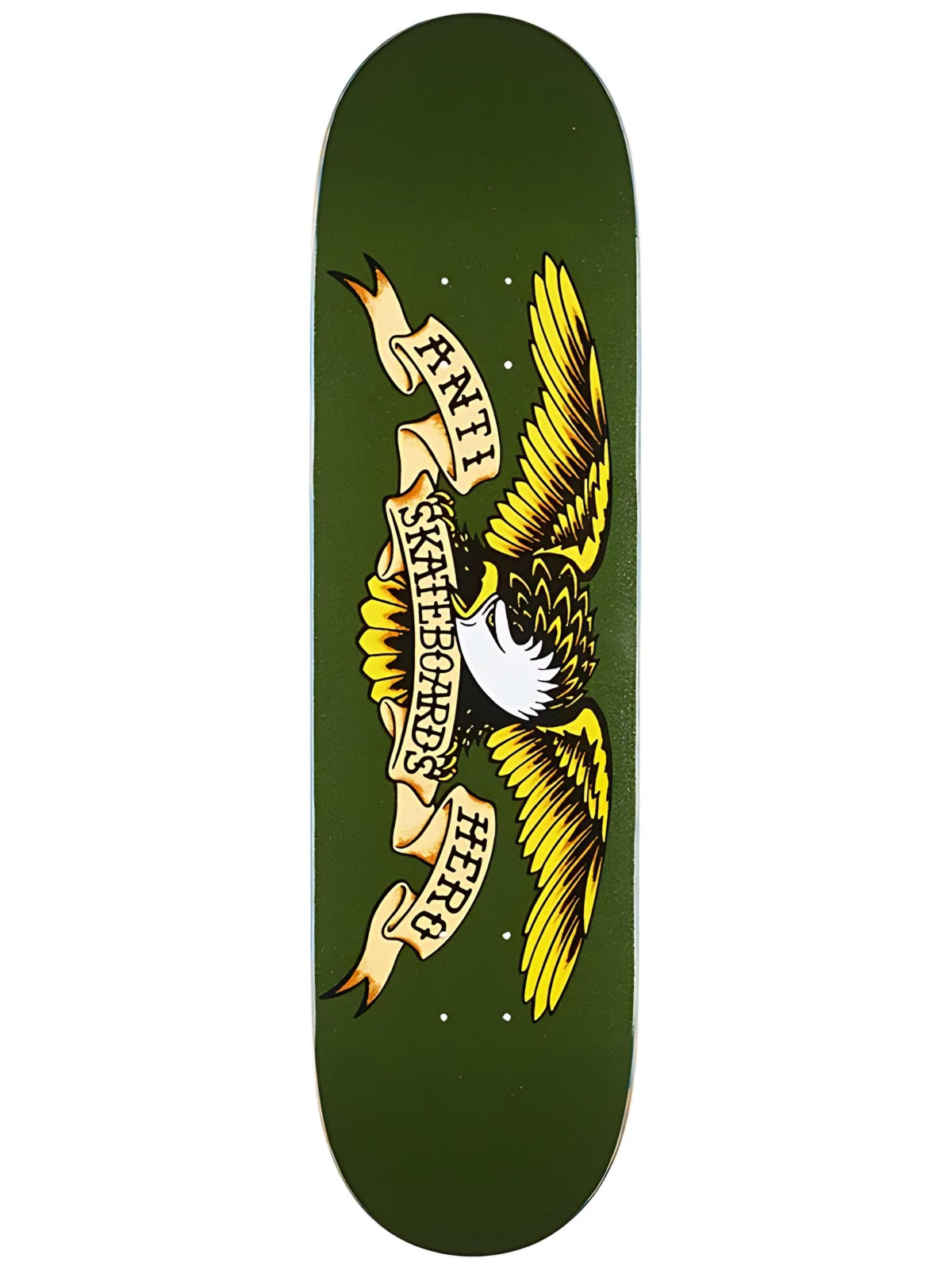 Anti Hero Classic Eagle 8.38 Easy Rider skateboard deck front view