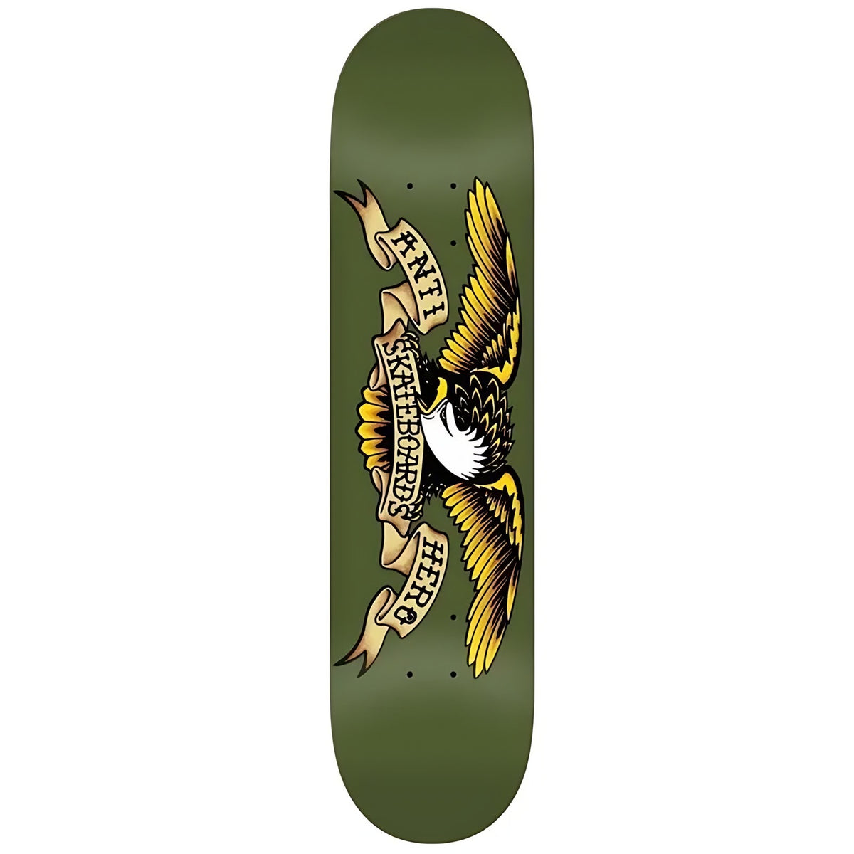 Anti Hero Classic Eagle 8.38 skateboard deck front view