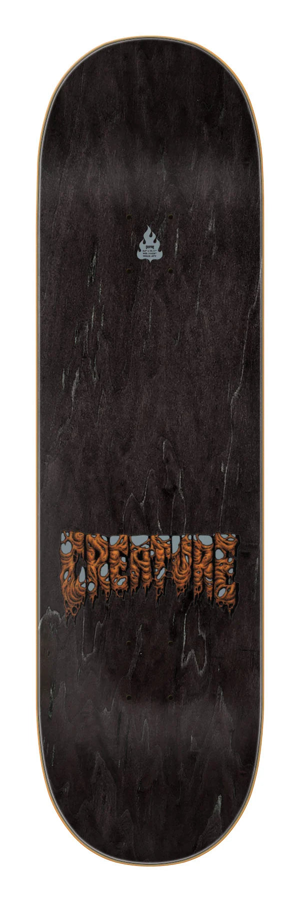 Creature 8.75in Collin Provost Wasted skateboard deck angled view
