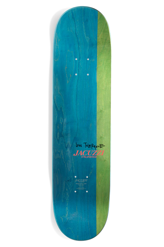 Jacuzzi Caswell Berry Roll Up 8.25 skateboard deck angled view