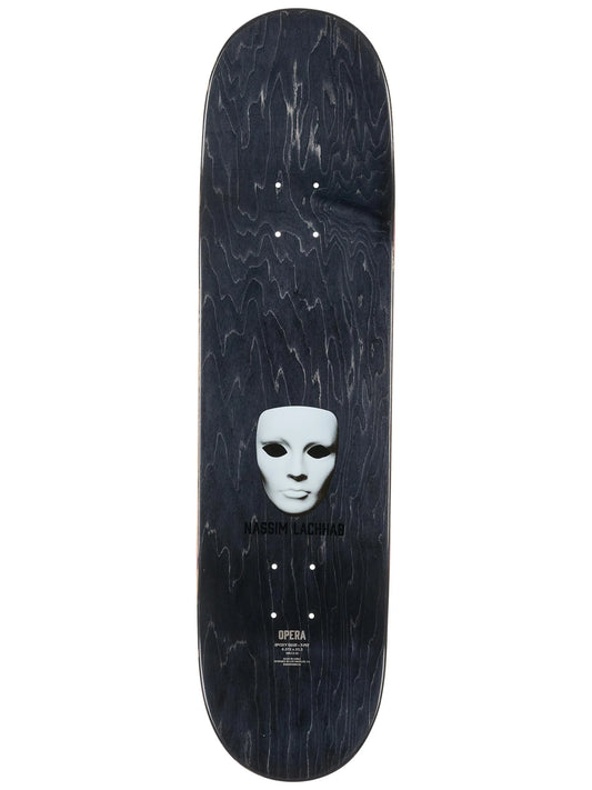 Opera 8.375 skateboard deck top view