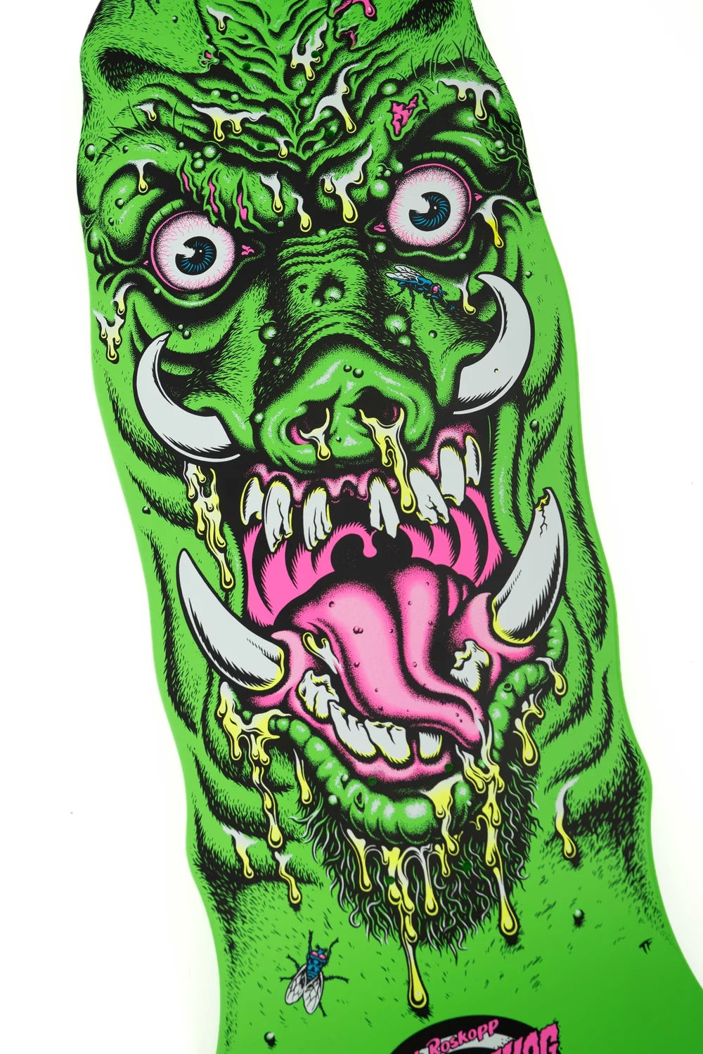 Santa Cruz Rob Roskopp Warthog Freaks skateboard deck graphic detail