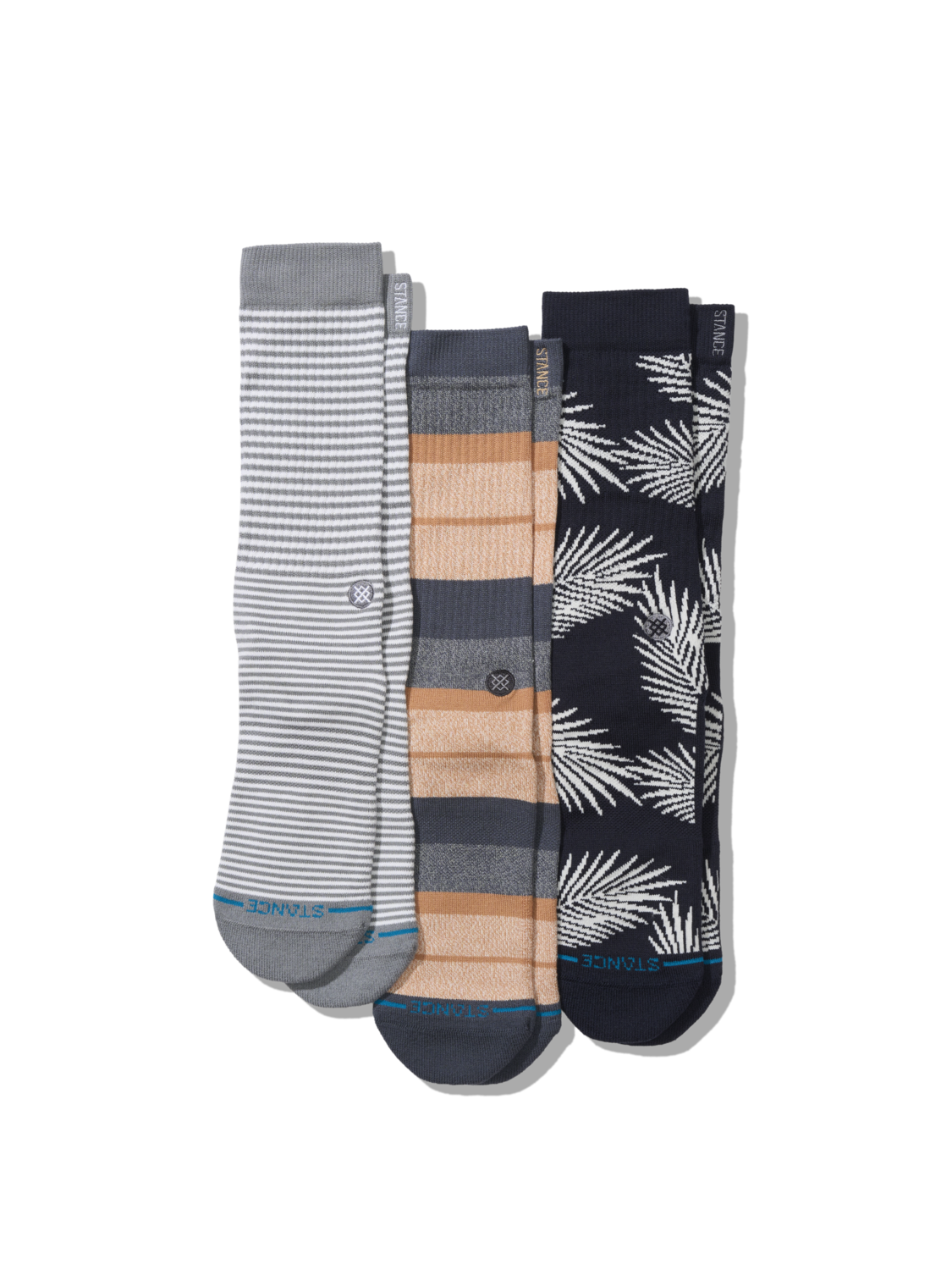 Stance Frond 3 Pack Sock - Navy