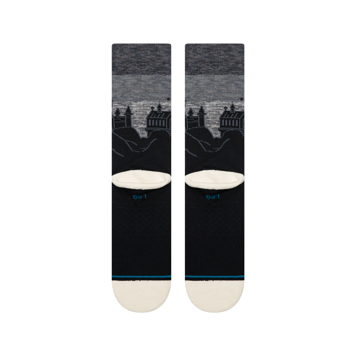 Stance Hogwarts Castle Crew Sock - Black