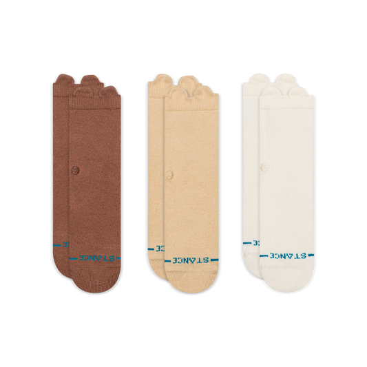 Stance Teddy Bear 3 Pack Sock toddlers - 2-4 Years