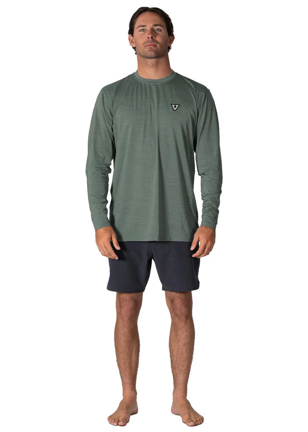 Vissla Twisted Eco Long Sleeve Sun Shirt front view