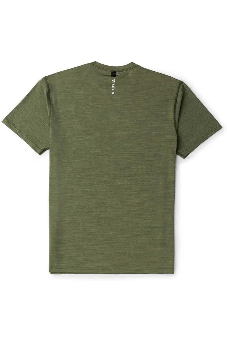 Vissla Twisted Eco Short Sleeve Sun Shirt back view