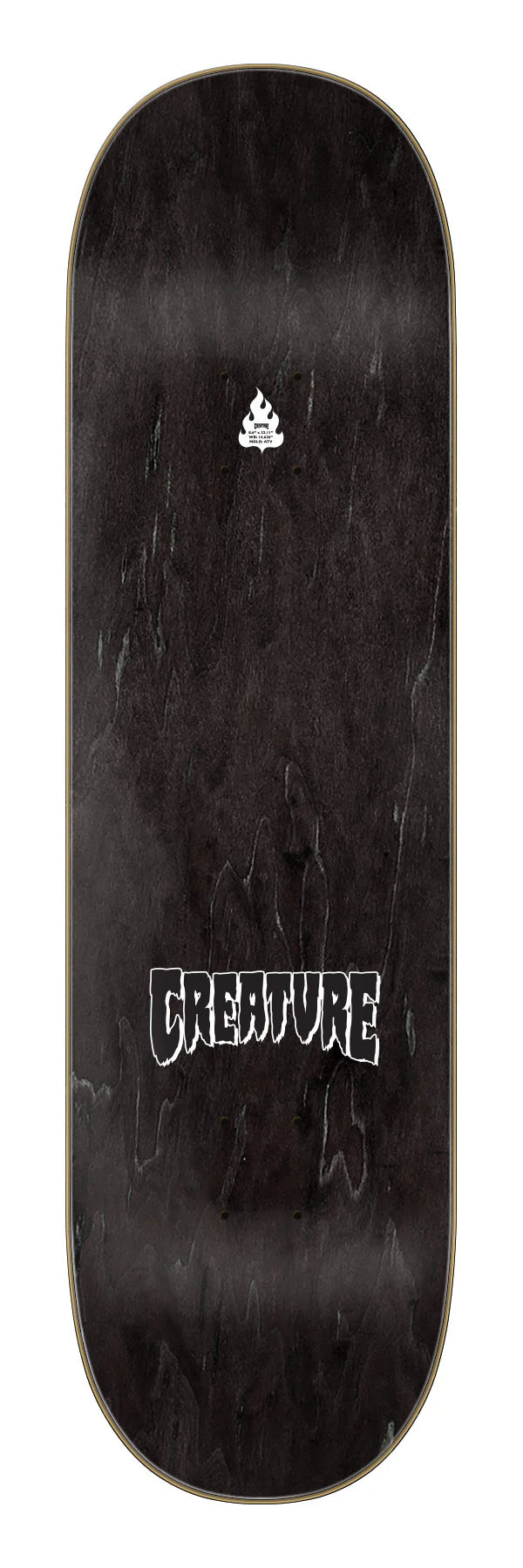 Creature Baekkel Troll 2 Pro 8.6" Skateboard Deck top veneer view