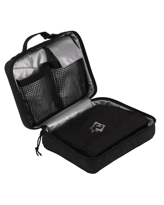 Creatures of Leisure Travel Surf Kit interior compartments and detachable fin wallet