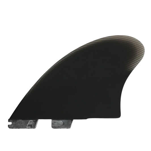 FCS II Performer PG Keel Twin Fin Set front view