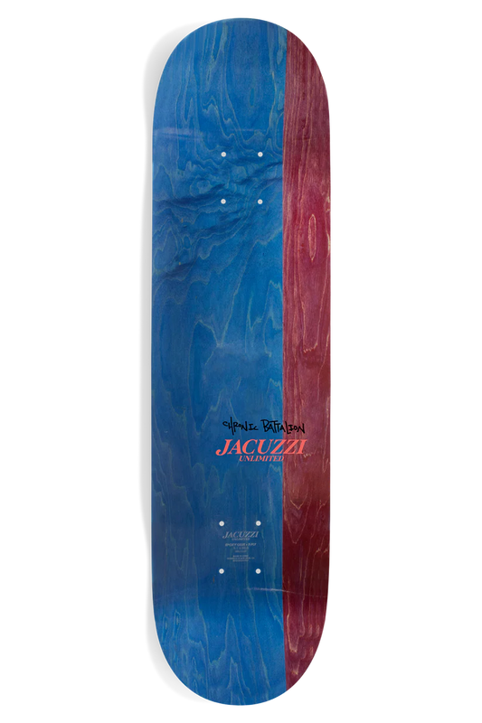 Jacuzzi Weedstar EX7 8.5" Skateboard Deck top veneer view