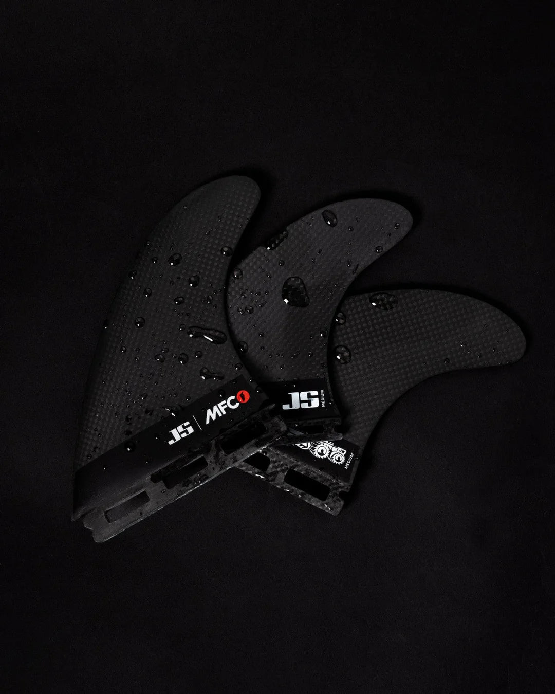 MFC JS Thruster M Futures Fins detail close-up