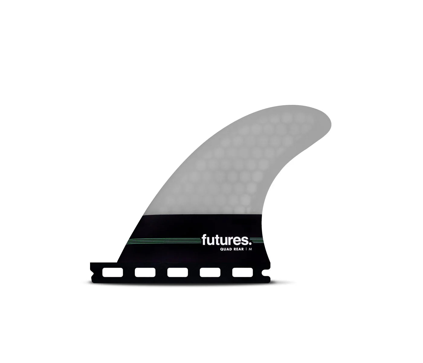 Neutral Honeycomb Quad Rear Futures Fins detail close-up medium