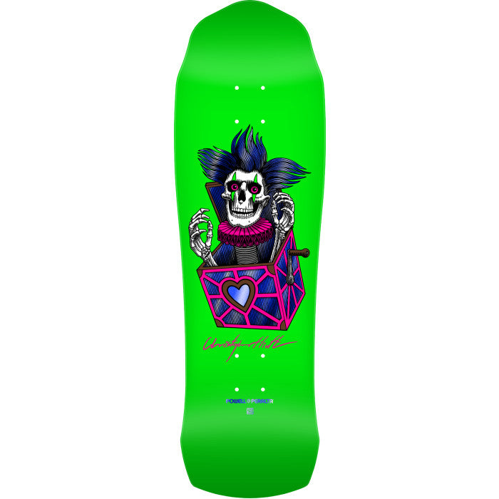 Powell Peralta Pro Chris Hiett Skull 7-Ply Skateboard Deck - 9.5