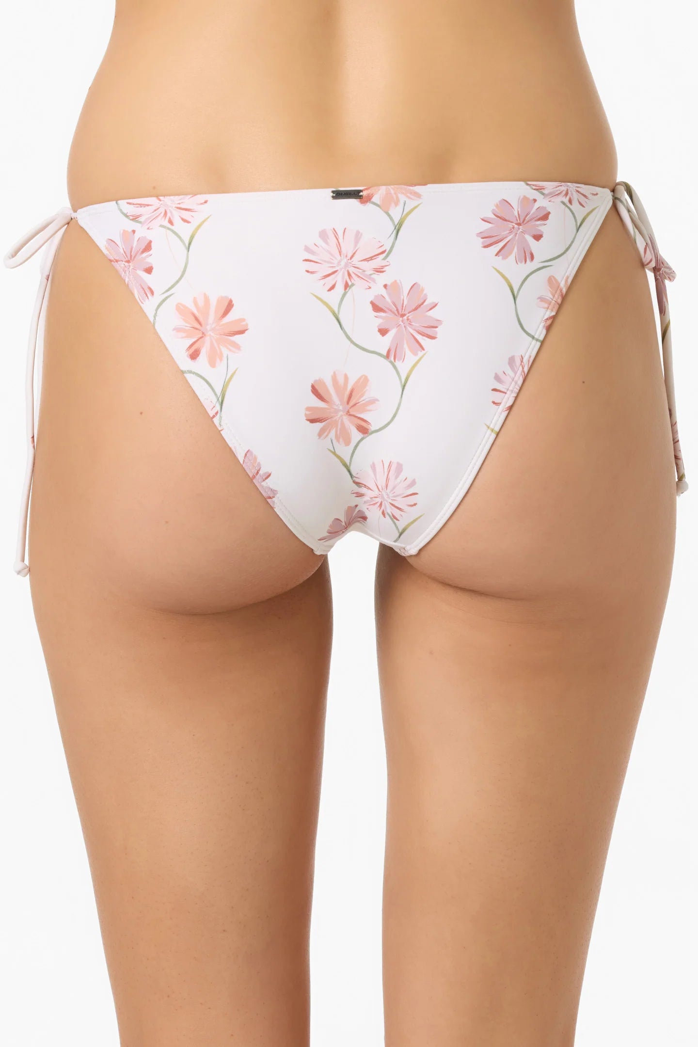 O'Neill Ivy Floral medium coverage swim bottoms back view