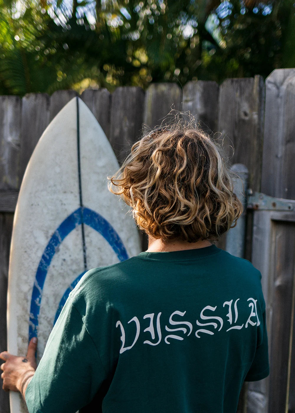 Vissla Revival Oversized Heavy Organic Tee fabric and graphic detail