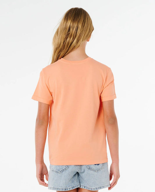 Rip Curl girls crew tee side angle
