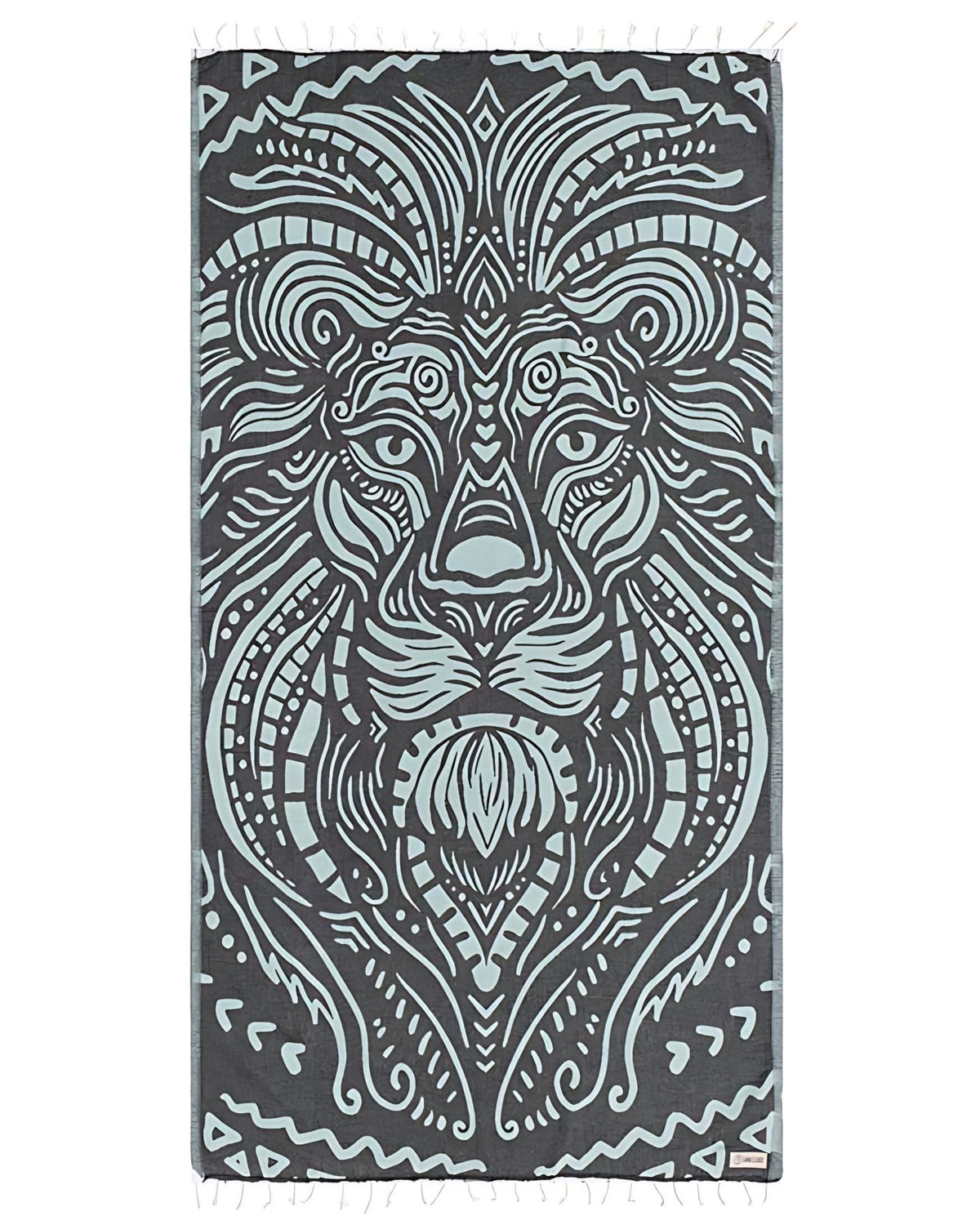 Sand Cloud Raj the Lion Beach Towel full view