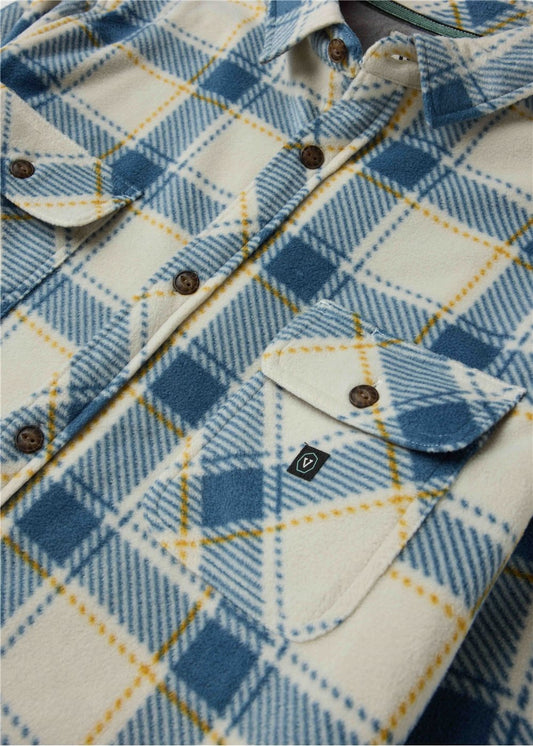 Vissla Eco-Zy Polar Flannel - Bone