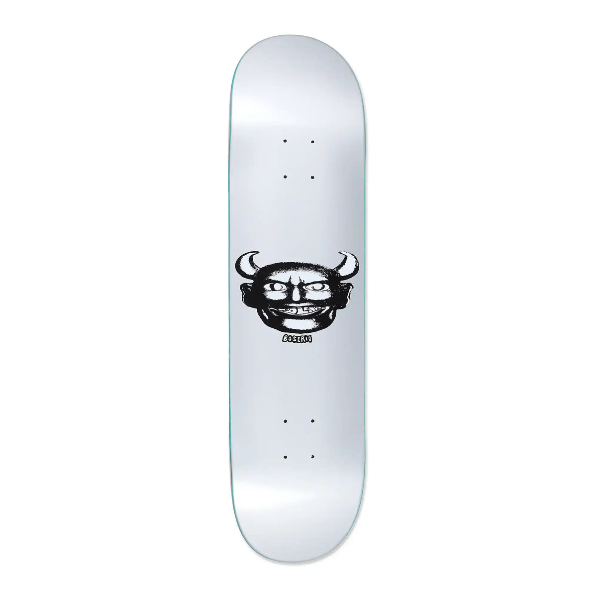 Polar Nick Boserio Silver Devil 8.5 Short Skateboard Deck