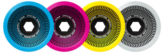 Spitfire 80HD Superwides skateboard wheels 58mm multicolor 80 duro