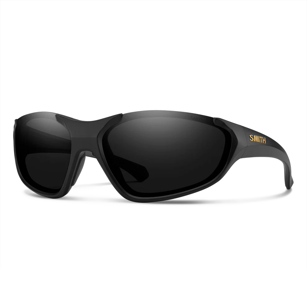 Sliders Chromapop sunglasses in snowburst black frame with black lens offered by Smith
