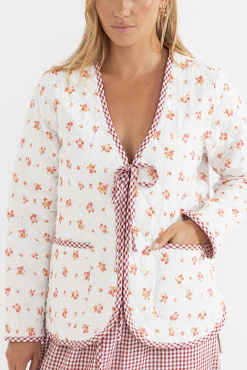 Rosie Floral Quilted Jacket