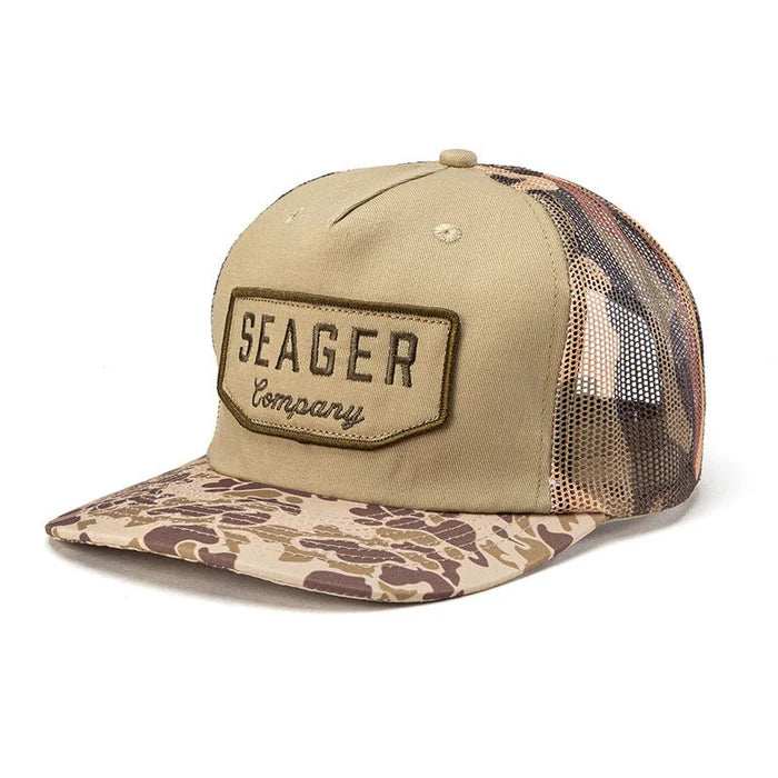 Seager Wilson mesh snapback hat duck camo cotton