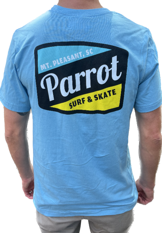 Parrot Surf & Skate PSS Work Tee, Ocean