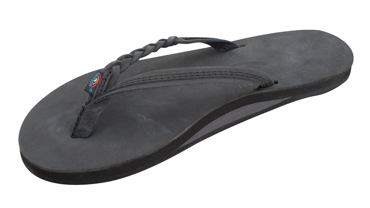Rainbow Womens 301 Leather Narrow Sandals