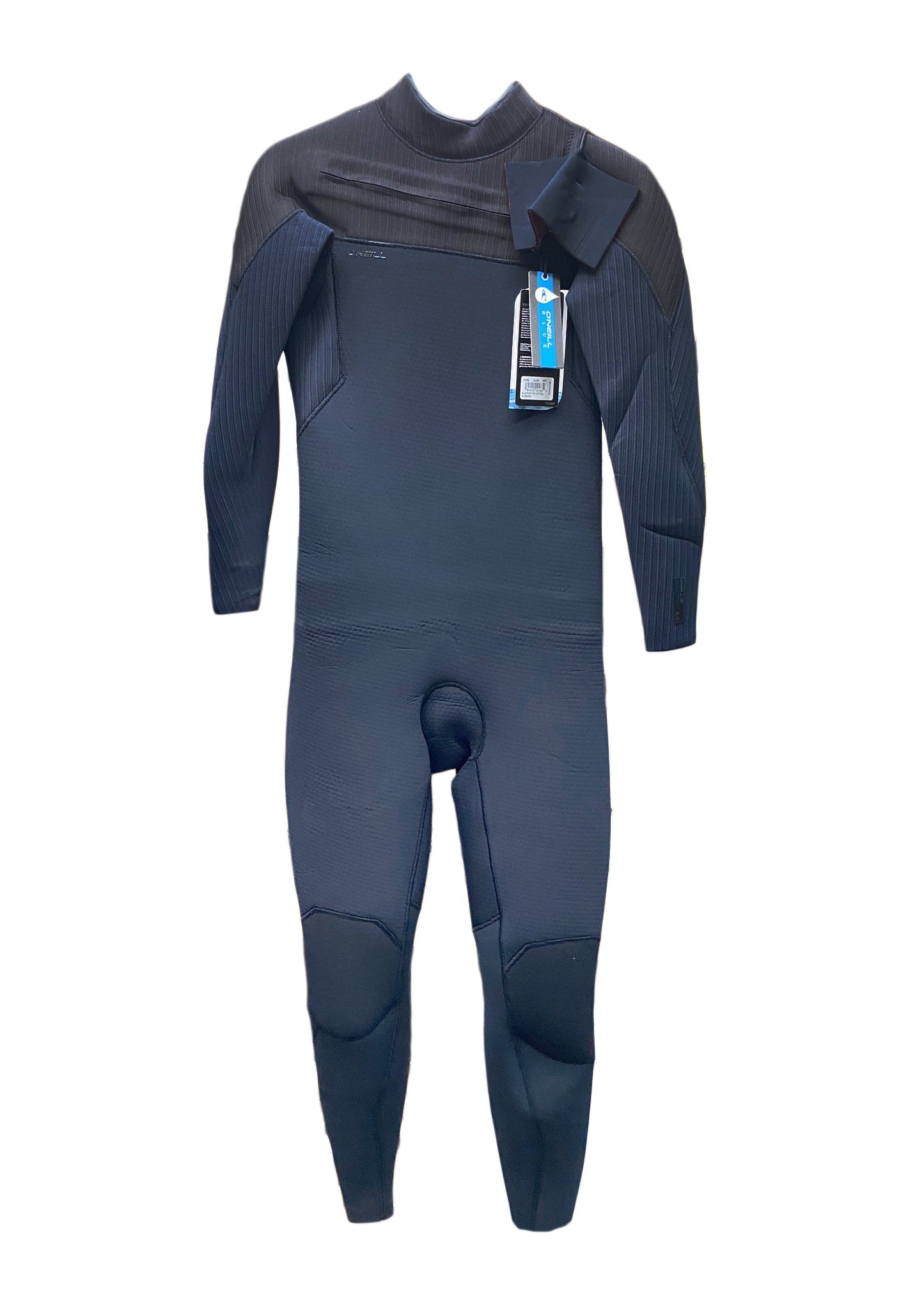 O'Neill Blueprint 4/3+ CZ wetsuit, black men’s chest zip full suit size MS