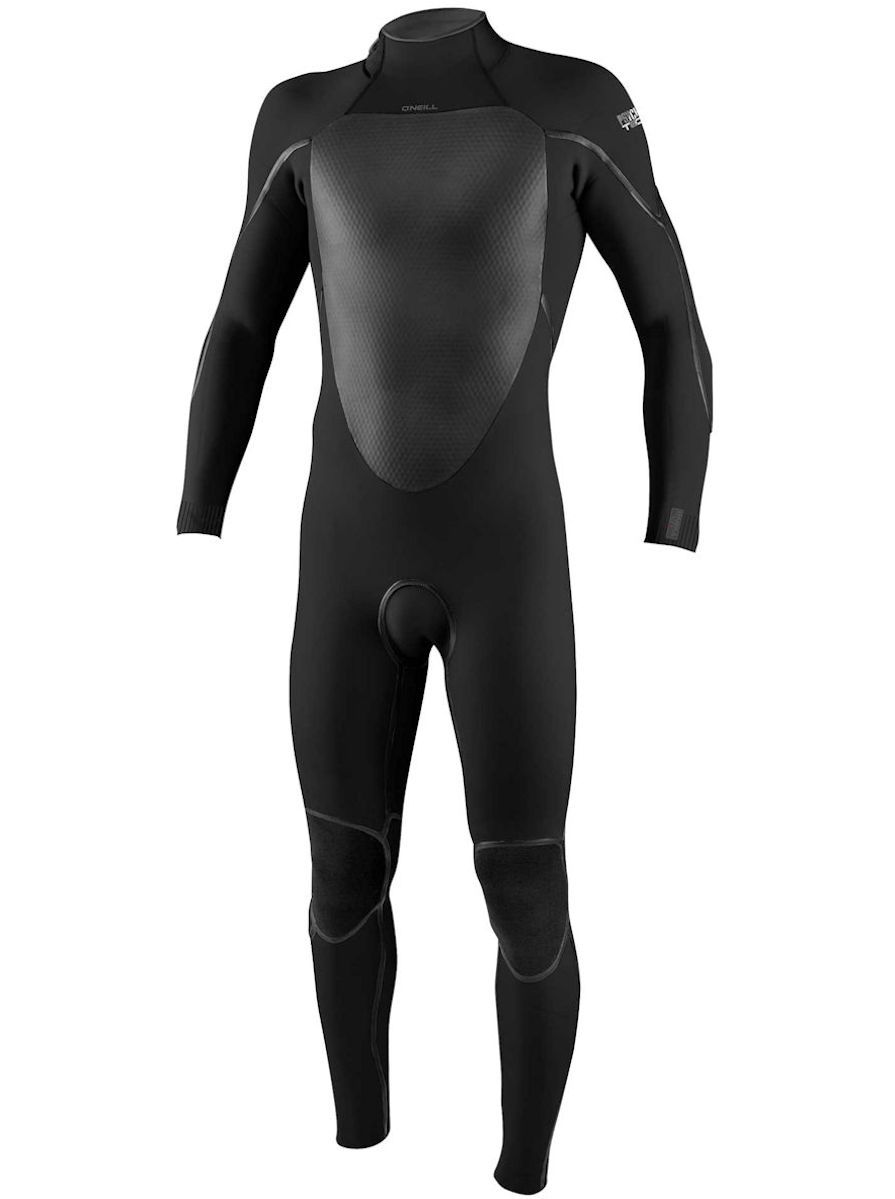 O'Neill Psycho Tech 4/3+ Zen Zip back zip wetsuit, black men’s full suit size L