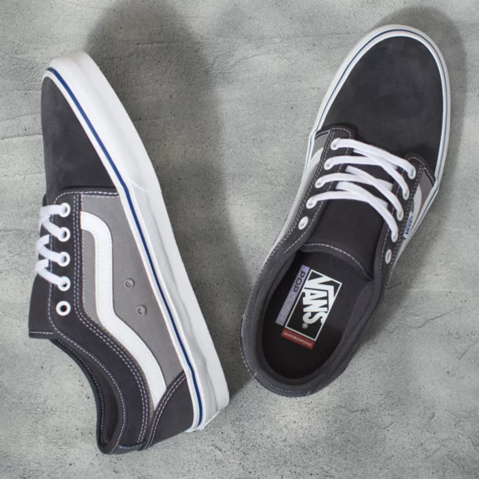 Vans Chukka Low Sidestripe Shoes Asphalt Blue