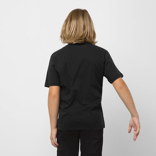 Camiseta Glow Pumpkin para niños, color negro