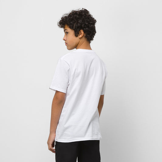 Camiseta Glow Pumpkin para niños en blanco