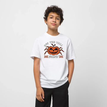 Glow Pumpkin Tee boys WHT