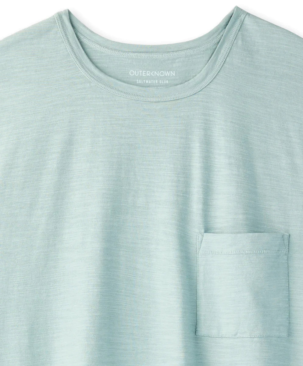 Camiseta com bolso Saltwater Slub
