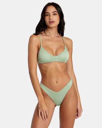 Solid Lurex V Medium Bottom
