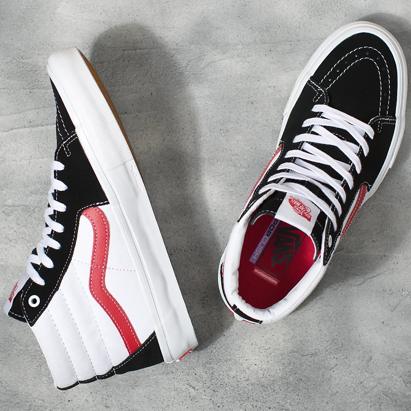 Vans sk8 top hi skateboarding