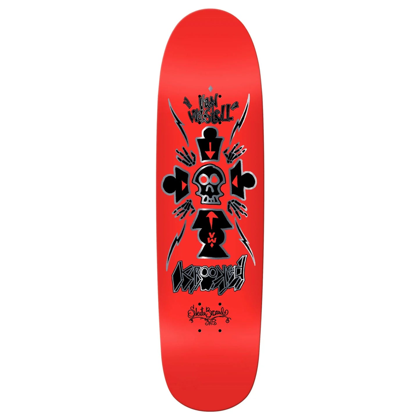 Krooked Wastell Redux 8.6 inch skateboard deck Vans pro reissue