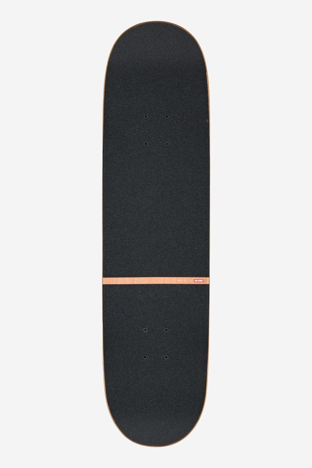 Globe G1 Visitation 8.25 complete skateboard top grip view