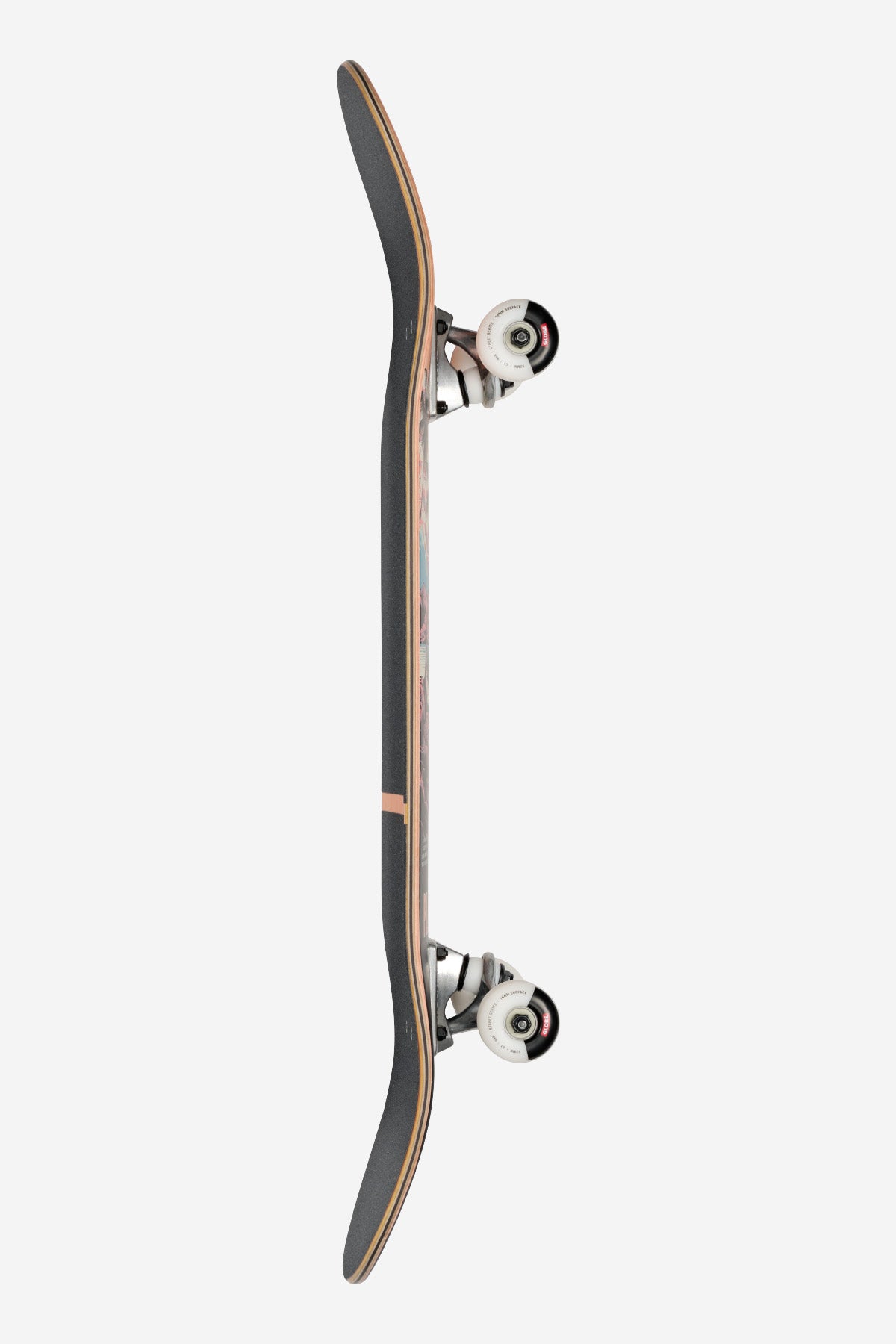 Globe G1 Visitation 8.25 complete skateboard side profile view
