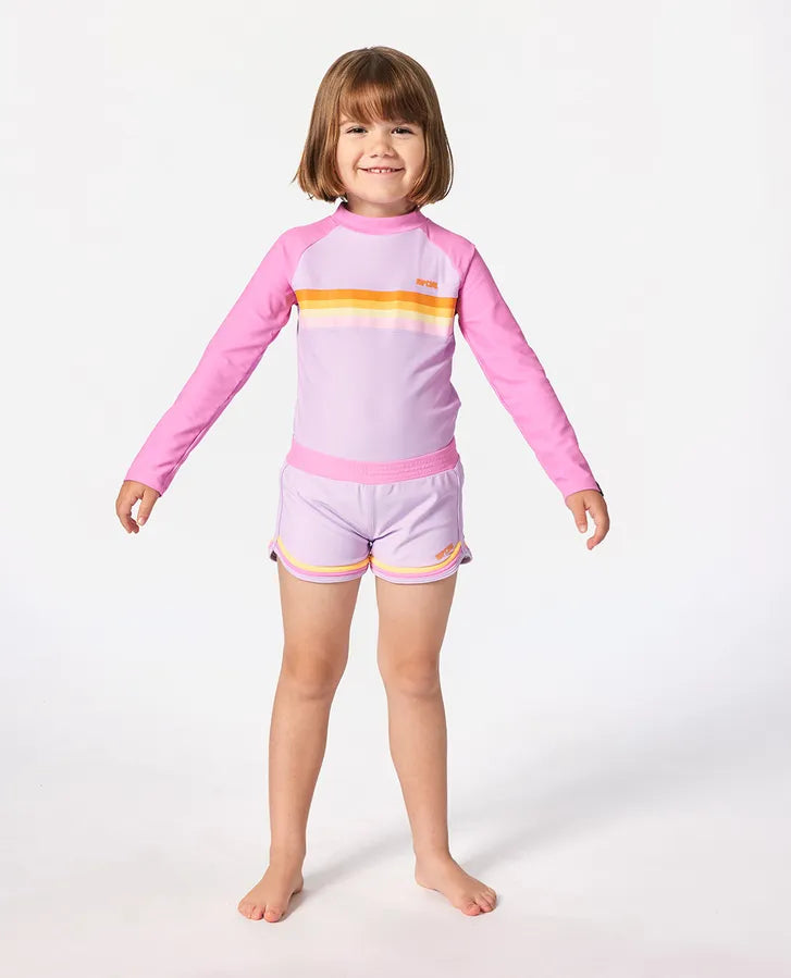 Rainbow Tide L/S RashVest girls