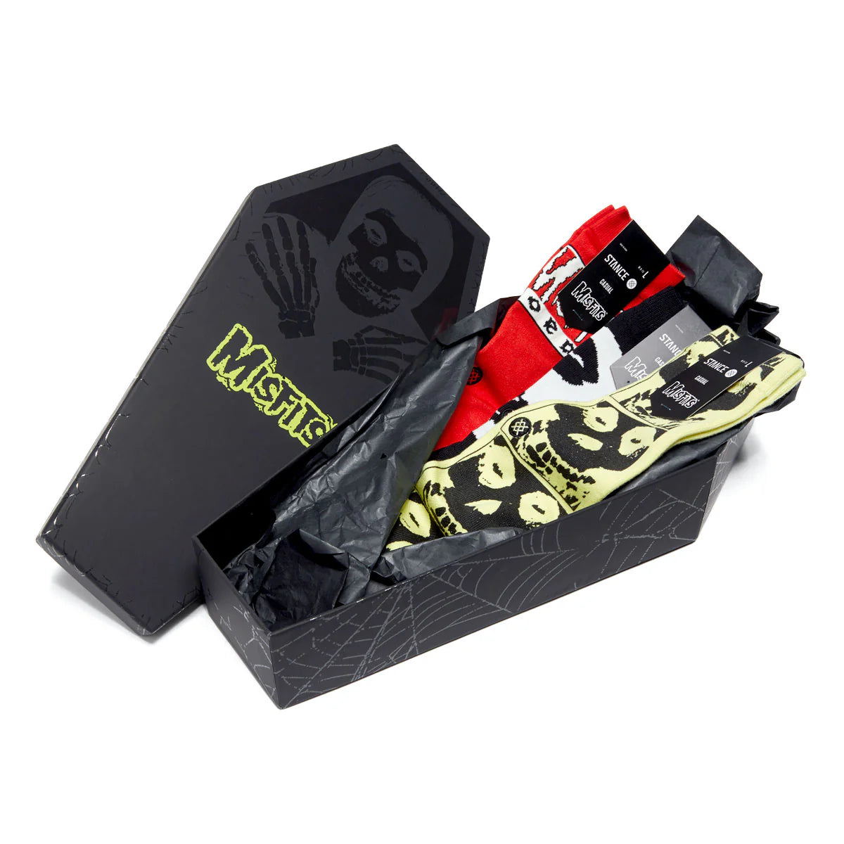 Stance Misfits Socks Box Set – Black Crew Socks Box Set for Men & Women