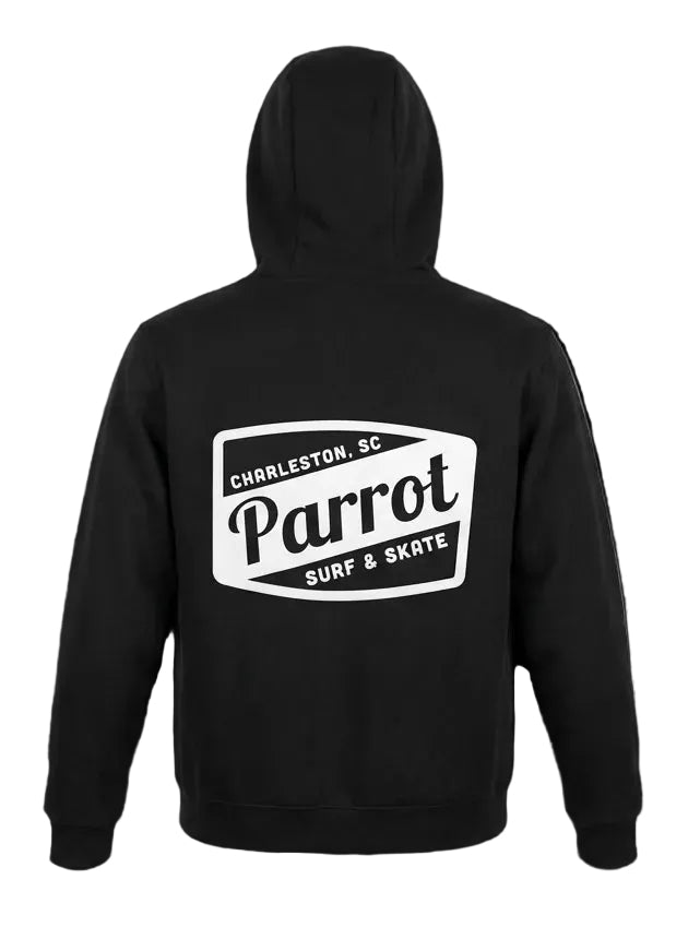 Parrot Surf Shop PSS Box Logo Hoodie Boys - Black/Carbon