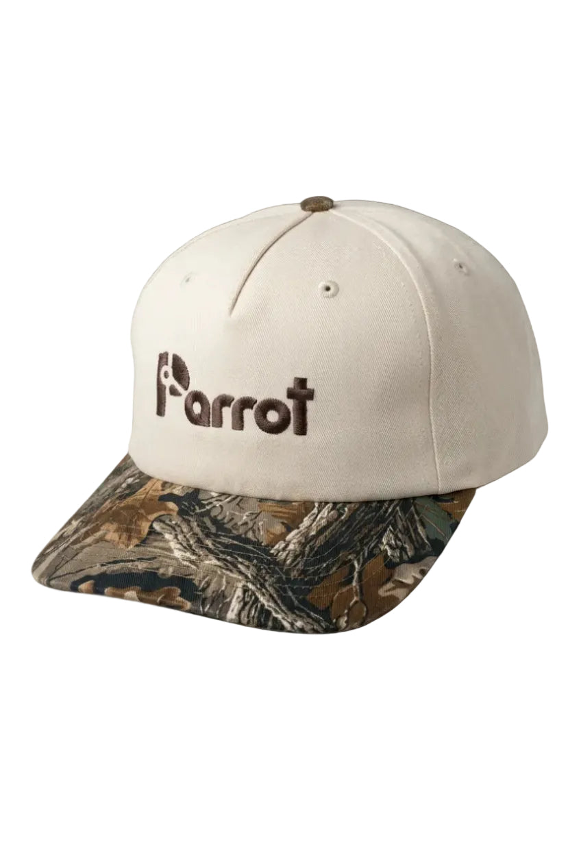 Parrot Surf Shop 356 Core Stitch Hat Cream/Realtree Advantage - side angle