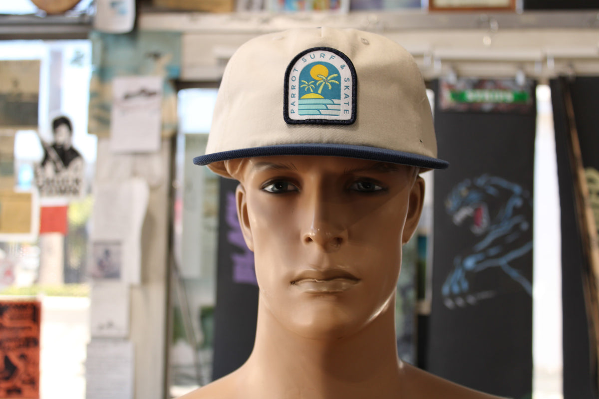 Parrot Surf Shop PSS Island Flatbill Snapback - Birch/SeaNvy