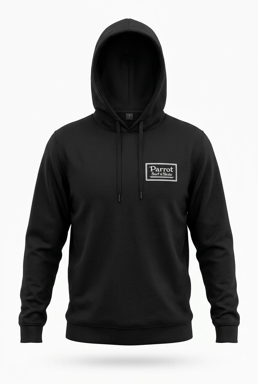 Parrot Surf Shop PSS Box Logo Hoodie Boys - Black/Carbon