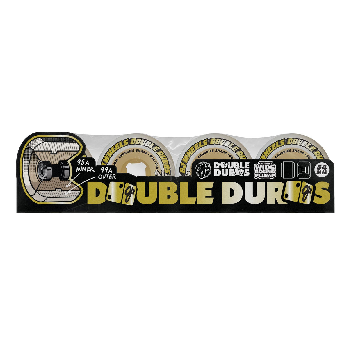 OJ Double Duro Chubbies 99a/95a - White/Gum