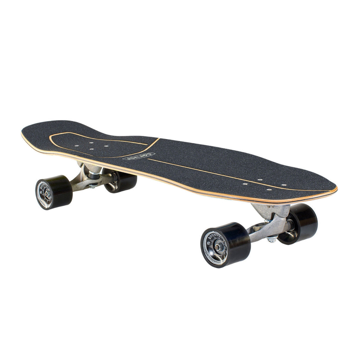 Carver JOB Wave Slayer CX surfskate neon tiger stripe graphic
